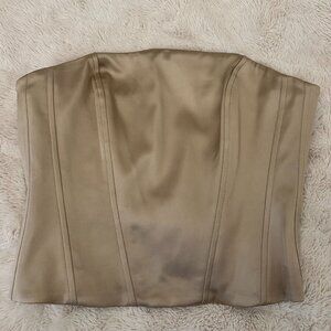 Aritzia TEN Castle Satin Bustier